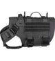 Black Tactical Heavy Duty Dog Harness