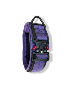 Purple Heavy Duty tactical Dog Collar