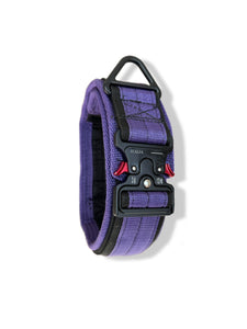 Purple Heavy Duty tactical Dog Collar