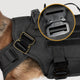 Black Tactical Heavy Duty Dog Harness